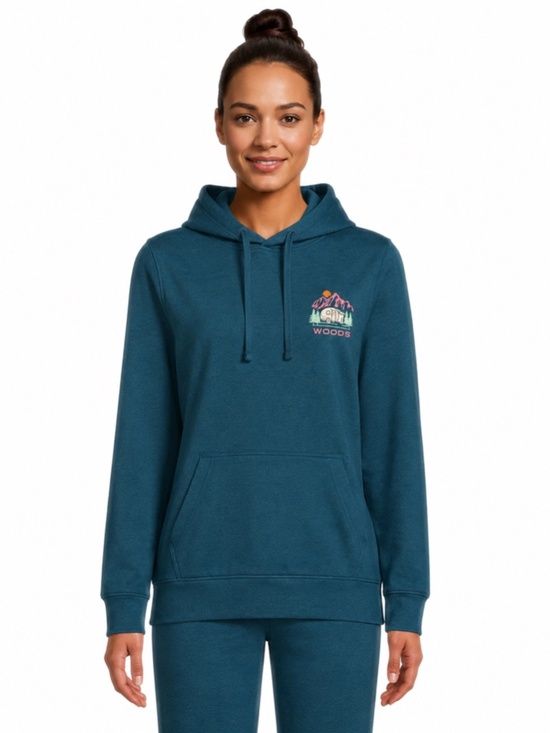Woods Tops - Woods Green Hoodie Women's Size XL LIKE NEW